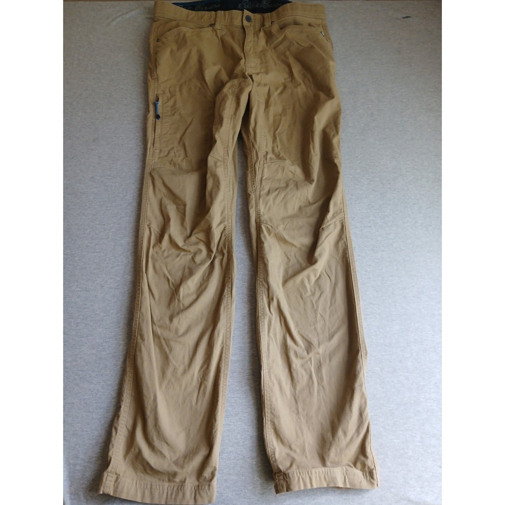 Eddie Bauer First Ascent Pants 36x34 Hiking Outdoor Work Zip Pockets Utility